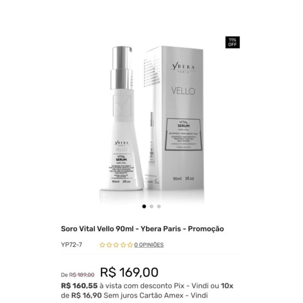 Soro Vital Vello Ybera Paris 90ml