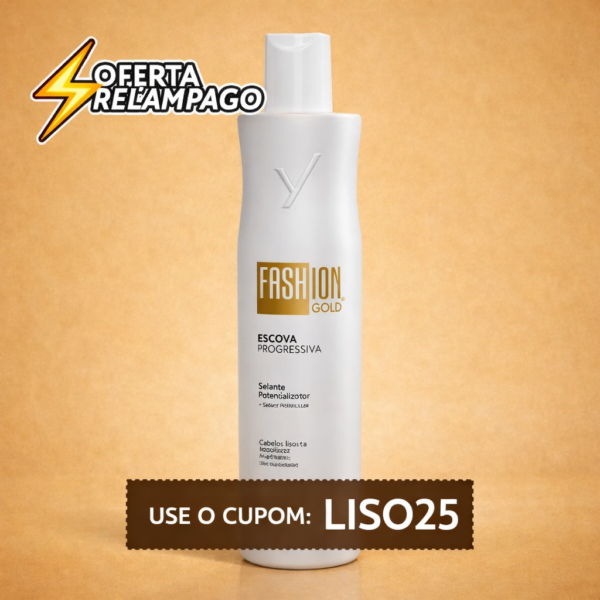 Escova Progressiva Fashion Gold 300g