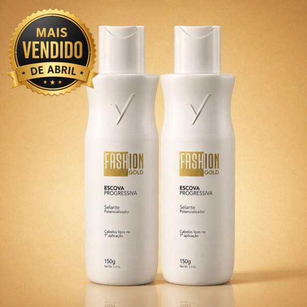 2 Escova Progressiva 150g - Fashion Gold