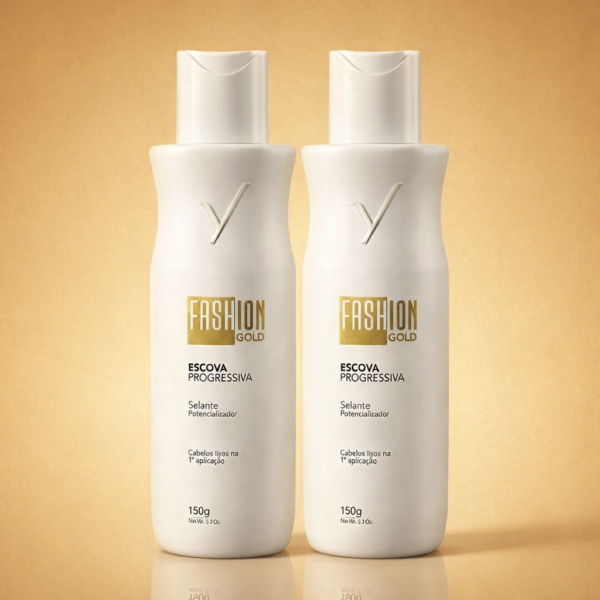 2 Escova Progressiva 150g - Fashion Gold